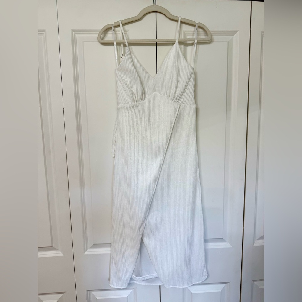 Lulu's White Asymmetrical Dress
